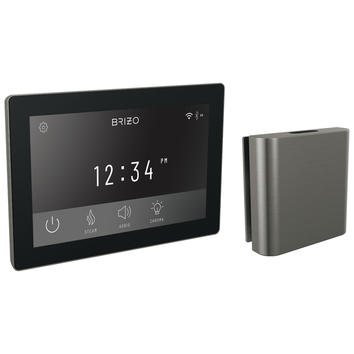 Brizo : Digital + Square Steam Set
