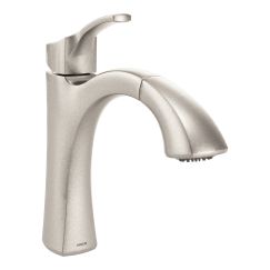Moen 9125 Voss One Handle High Arc Pullout Kitchen Faucet in Spot Resist Stainless