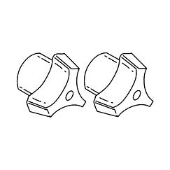 Moen Tri-Blade Replacement Handles,Quantity 2