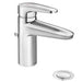 Moen 9419F12 M-Dura Single Hole Bathroom Faucet with Metal Pop-Up Drain Assembly in Chrome