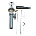 Moen Chrome Lavatory drain assembly, non - metallic plug, metal seat in Chrome