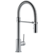 Delta 9659-DST Trinsic Single Handle Pull-Down Kitchen Faucet with Spring Spout