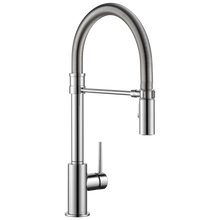 Load image into Gallery viewer, Delta 9659-DST Trinsic Single Handle Pull-Down Kitchen Faucet with Spring Spout
