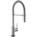 Delta 9659T-DST Trinsic Single Handle Pull-Down Spring Spout Kitchen Faucet with Touch2O Technology