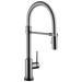 Delta 9659T-KS-DST Trinsic Single Handle Pull-Down Spring Spout Kitchen Faucet with Touch2O Technology