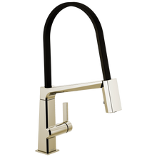 Load image into Gallery viewer, Delta 9693-DST Pivotal Single Handle Exposed Hose Kitchen Faucet
