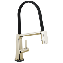 Load image into Gallery viewer, Delta 9693T-DST Pivotal Single Handle Exposed Hose Kitchen Faucet with Touch2O Technology
