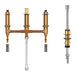 Moen 9797 Roman Tub with Shower Diverter 10" Centers 1/2" pex with 1/2" cpvc Adapters