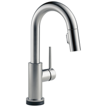 Load image into Gallery viewer, Delta 9959T-DST Trinsic Single Handle Pull-Down Bar / Prep Faucet with Touch2O Technology
