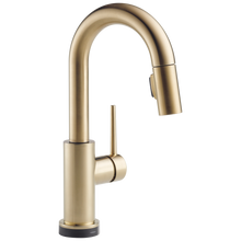 Load image into Gallery viewer, Delta 9959T-DST Trinsic Single Handle Pull-Down Bar / Prep Faucet with Touch2O Technology

