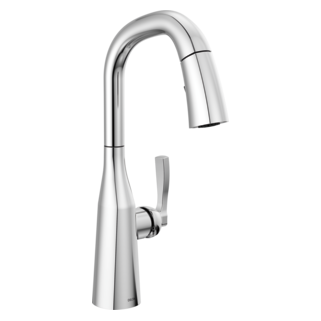 Delta Stryke: Single Handle Pull-Down Bar/Prep Faucet