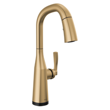 Load image into Gallery viewer, Delta Stryke: Single Handle Pull Down Bar/Prep Faucet with Touch 2O Technology
