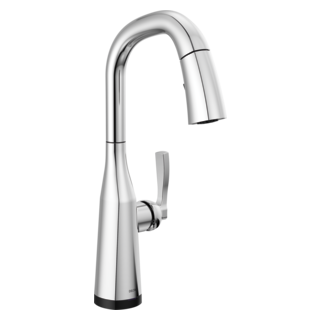 Delta Stryke: Single Handle Pull Down Bar/Prep Faucet with Touch 2O Technology