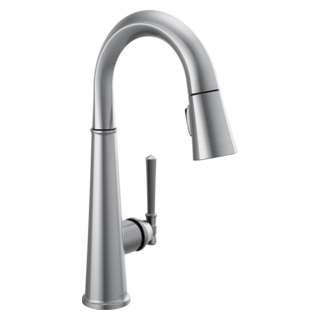 Delta Emmeline: Single Handle Pull Down Bar/Prep Faucet