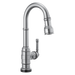 Delta Broderick: Single Handle Pull-Down Bar/Prep Faucet with Touch2O Technology