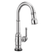 Delta Broderick: Single Handle Pull-Down Bar/Prep Faucet with Touch2O Technology