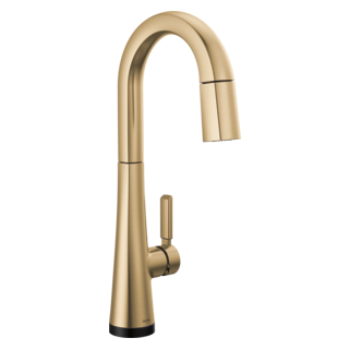 Delta Monrovia: Single Handle Pull-Down Bar/Prep Faucet with Touch2O Technology