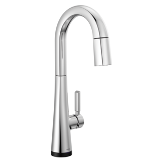Delta Monrovia: Single Handle Pull-Down Bar/Prep Faucet with Touch2O Technology