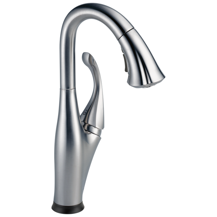 Delta 9992T-DST Addison Single Handle Pull-Down Bar / Prep Faucet with Touch2O Technology