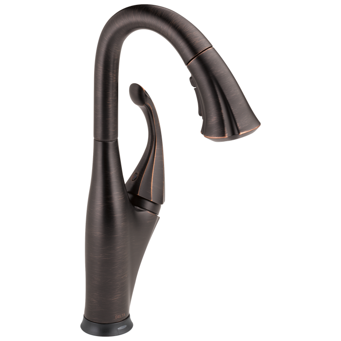 Delta 9992T-DST Addison Single Handle Pull-Down Bar / Prep Faucet with Touch2O Technology