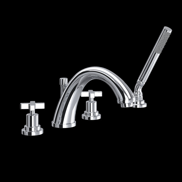 ROHL Lombardia® 4-Hole Deck Mount Tub Filler