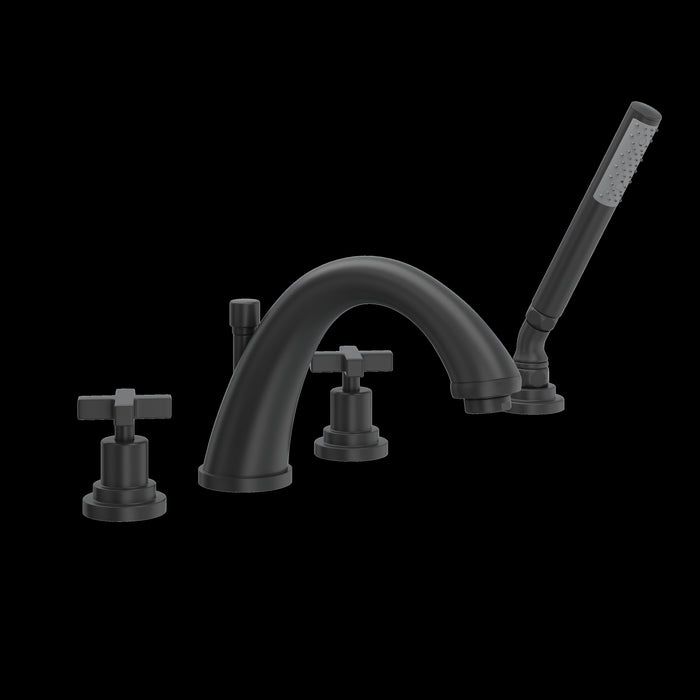 ROHL Lombardia® 4-Hole Deck Mount Tub Filler
