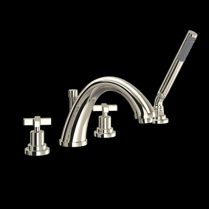 ROHL Lombardia® 4-Hole Deck Mount Tub Filler