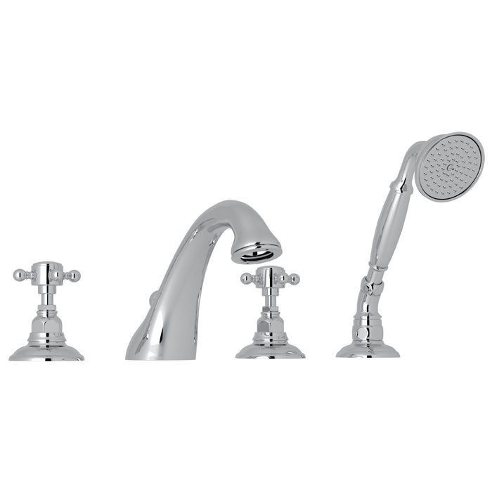 ROHL Viaggio® 4-Hole Deck Mount Tub Filler