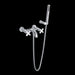 ROHL A2202 Lombardia® Exposed Wall Mount Tub Filler