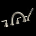 ROHL Lombardia® 5-Hole Deck Mount Tub Filler With C-Spout