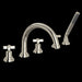 ROHL Lombardia® 5-Hole Deck Mount Tub Filler With C-Spout