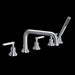 ROHL Lombardia® 5-Hole Deck Mount Tub Filler With U-Spout