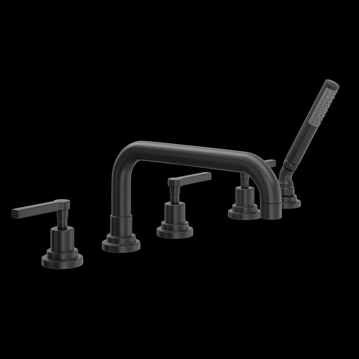 ROHL Lombardia® 5-Hole Deck Mount Tub Filler With U-Spout
