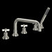 ROHL Lombardia® 5-Hole Deck Mount Tub Filler With U-Spout