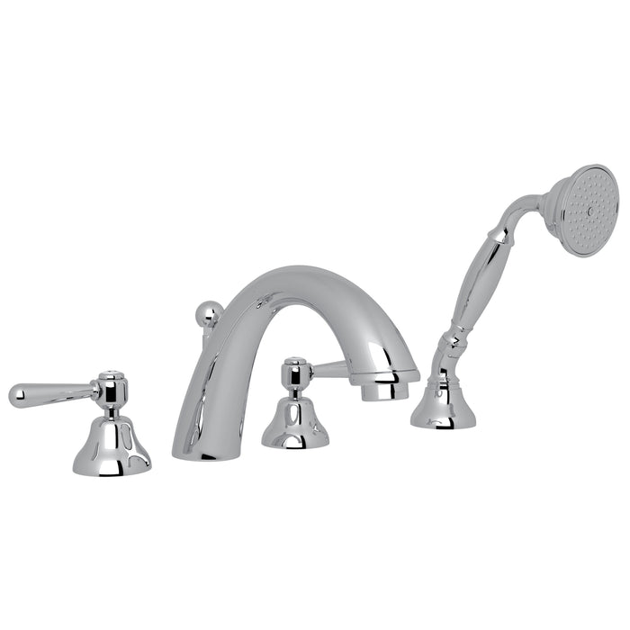ROHL Verona 4-Hole Deck Mount Tub Filler