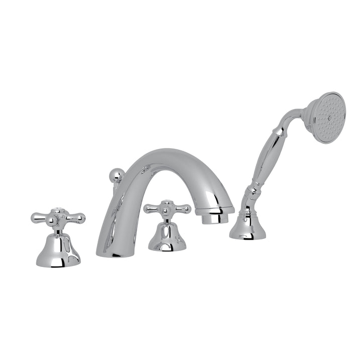 ROHL Verona 4-Hole Deck Mount Tub Filler