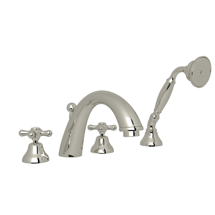 ROHL Verona 4-Hole Deck Mount Tub Filler
