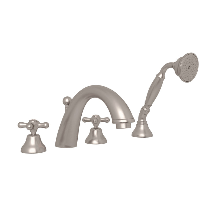 ROHL Verona 4-Hole Deck Mount Tub Filler