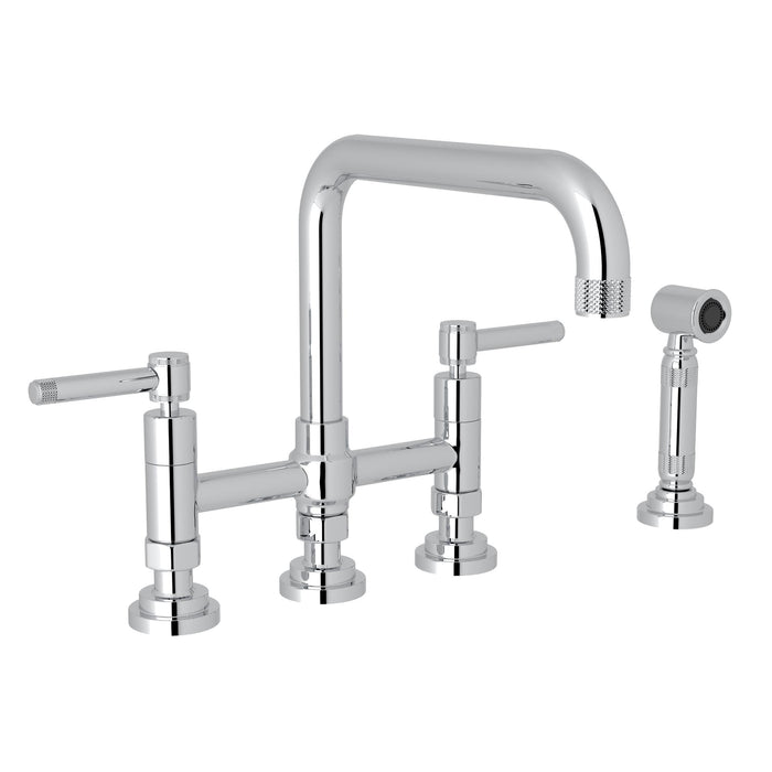 ROHL Campo Bridge Kitchen Faucet With Side Spray