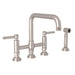 ROHL Campo Bridge Kitchen Faucet With Side Spray