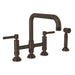 ROHL Campo Bridge Kitchen Faucet With Side Spray