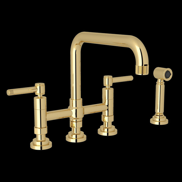 ROHL Campo Bridge Kitchen Faucet With Side Spray
