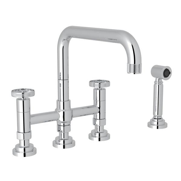 ROHL Campo Bridge Kitchen Faucet With Side Spray