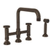 ROHL Campo Bridge Kitchen Faucet With Side Spray