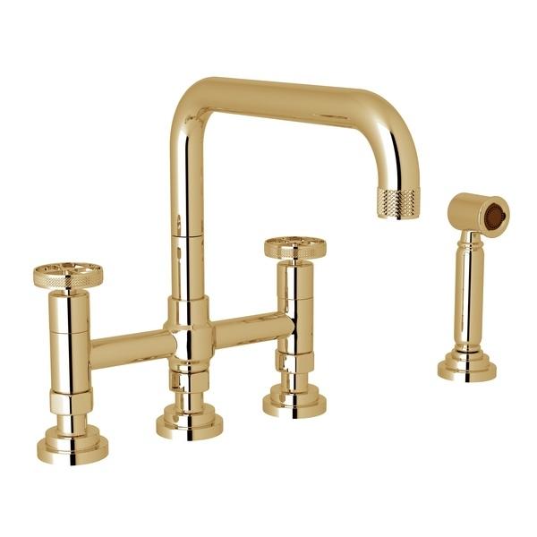ROHL Campo Bridge Kitchen Faucet With Side Spray