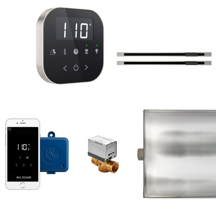 Mr. Steam ABTLRLXBKBN AirButler® Max Linear Black in Brushed Nickel