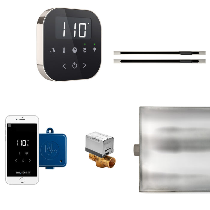 Mr. Steam ABTLRLXBKPN AirButler® Max Linear Black in Polished Nickel