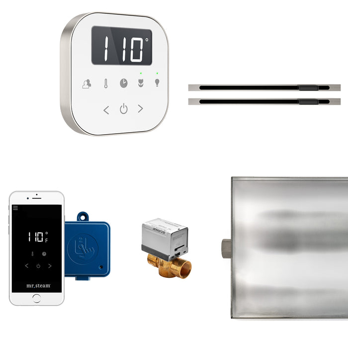 Mr. Steam ABTLRLXWHBN AirButler® Max Linear White in Brushed Nickel