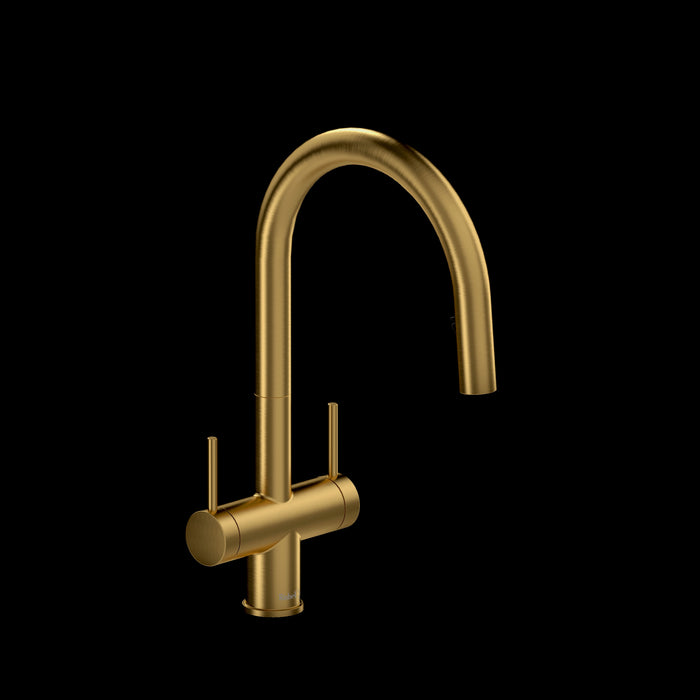 Riobel AZ801 Azure Two Handle Pull-Down Kitchen Faucet