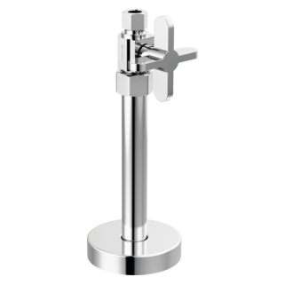 Brizo Odin: Straight Supply Stop Valve with Cross Handle